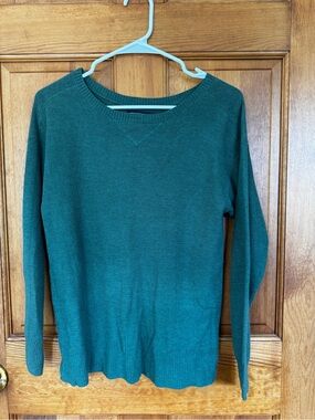 American Eagle Outfitters Forest Green Crewneck Sweater